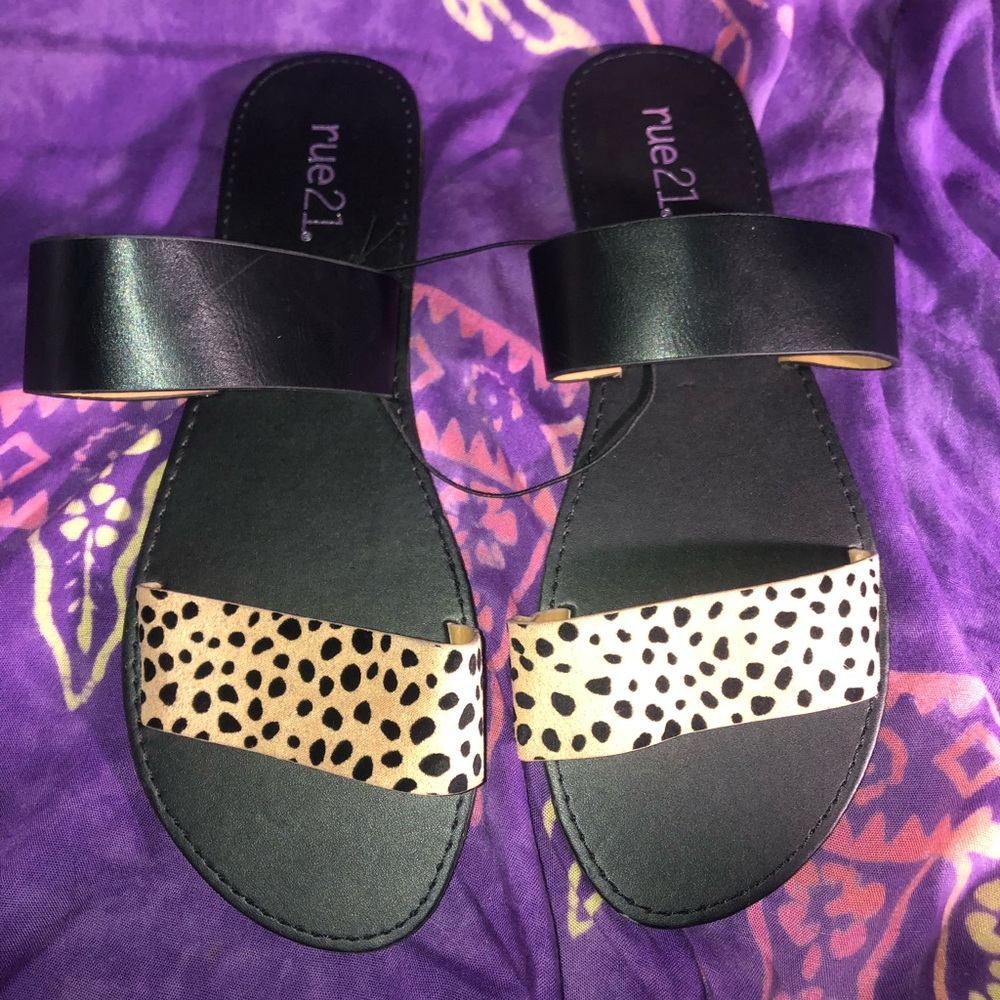 Rue21 double strap sandals